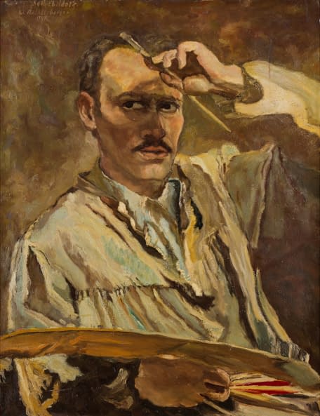 Image 1 of the artwork "Selbstbildnis" by Willy Röthlisberger on art24