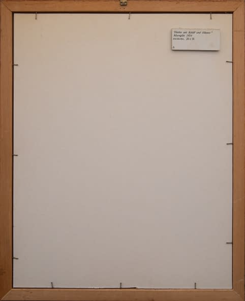 Foto 1 des Kunstwerks "Hafen mit Schiff und Häuser Marsiglia" von Ernst Kempter auf art24