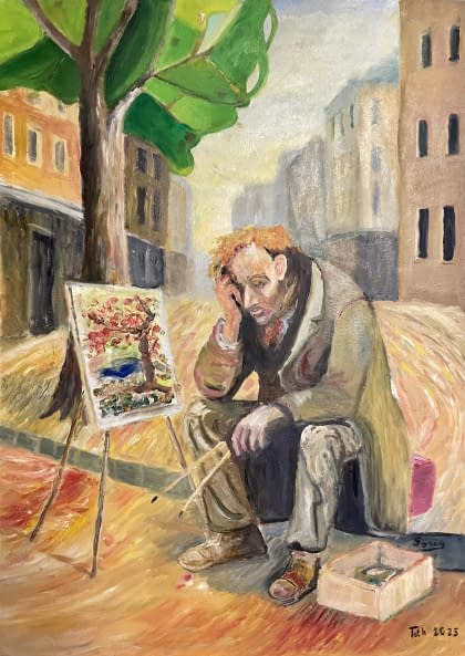 Image 1 of the artwork "Zwischen Farbe und Zweifel" by S. Konstantin Toth on art24