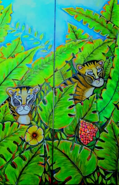 Foto 1 des Kunstwerks "Two Tigers." von Xio auf art24