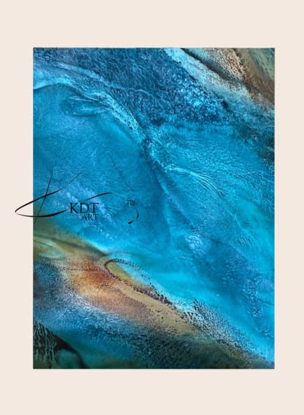 Foto 1 des Kunstwerks "Awakening" von KDT art Beyond canvas - art that speaks to you auf art24