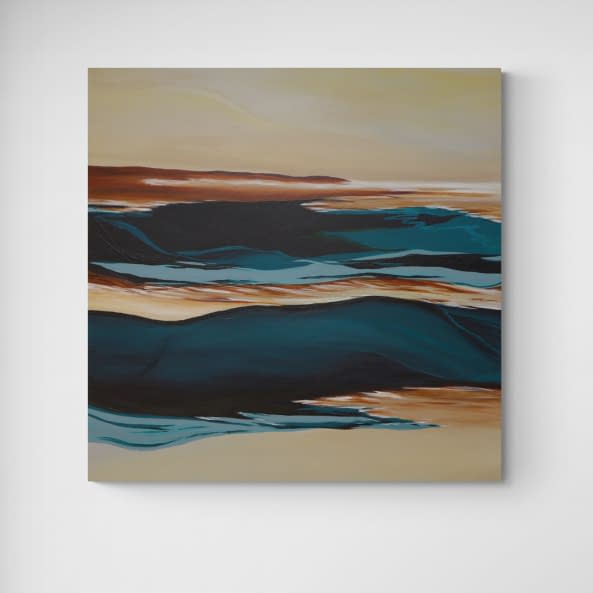 Foto 1 des Kunstwerks "Waves" von Stefanie Theiler ART auf art24