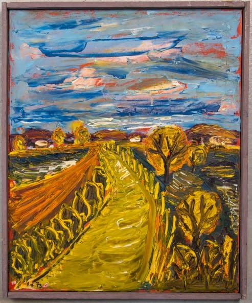 Foto 1 des Kunstwerks "gelber Weg zum Dorf" von Artist Wanted auf art24