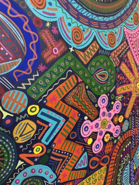 Foto 1 des Kunstwerks "Colorful forms" von PamKes auf art24