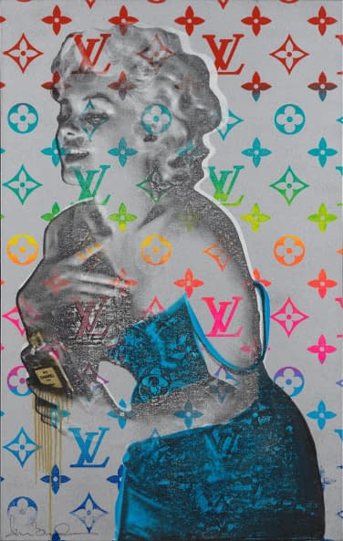 Image 1 of the artwork "Marilyn Blue" by Shane Bowden on art24