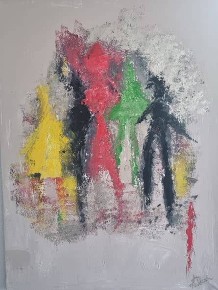 Foto 1 des Kunstwerks "people in the rain" von dosch-gallery auf art24
