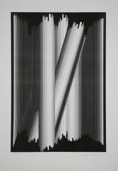 Image 1 of the artwork "Kompozice H / Komposition H (21/50)" by Eugen Weidlich on art24