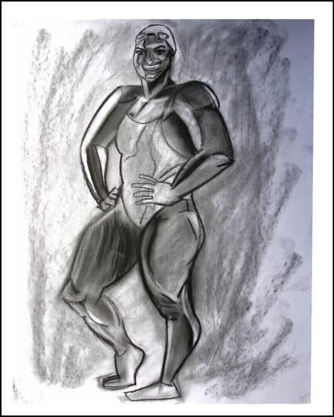 Image 1 of the artwork "the swimmer" by Jose Diaz on art24