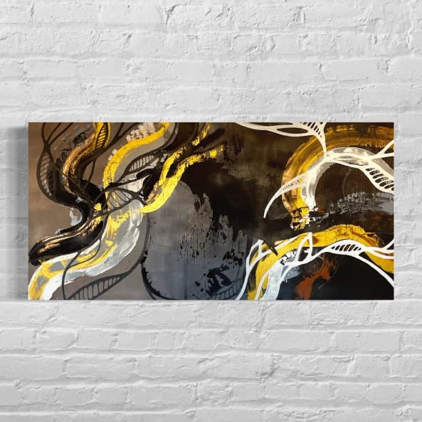 Foto 1 des Kunstwerks "YIN & YANG" von SoulART LINDAbstrakt auf art24