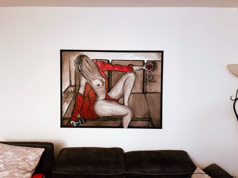 Foto 1 des Kunstwerks "Vin Rouge Serie Nr.2" von D.Rei auf art24