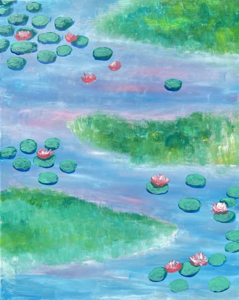 Image 1 of the artwork "Water lilies" by Loïc Lippi on art24