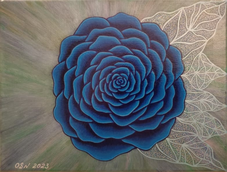 Photo 1 de l'œuvre "Shining of the mind" par Olha Nazarenko sur art24