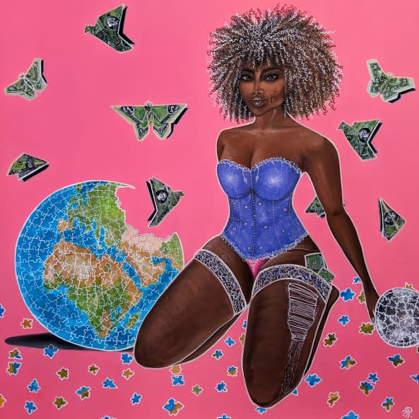 Foto 1 des Kunstwerks "FAVORITE GAME : BUILDING MY OWN WORLD" von tupacinskirt auf art24