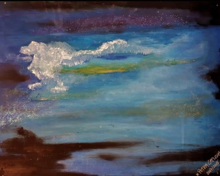 Image 1 of the artwork "Drachenwolke" by CLEPATRA - Caflisch Petra on art24