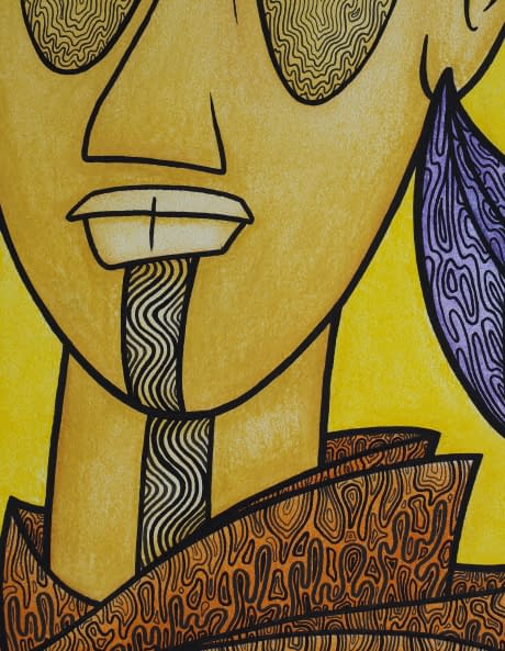 Image 1 of the artwork "Gesicht 1" by Paul Pablo Göttert on art24