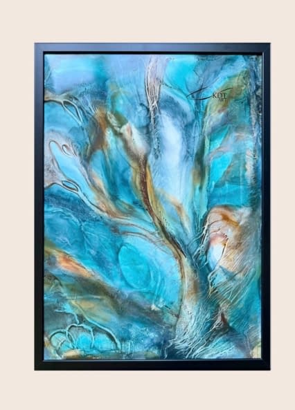 Foto 1 des Kunstwerks "Awakening" von KDT art Beyond canvas - art that speaks to you auf art24