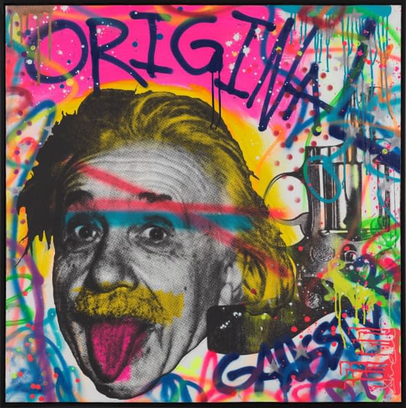 Image 1 of the artwork "Einstein Original Gangster" by Shane Bowden on art24