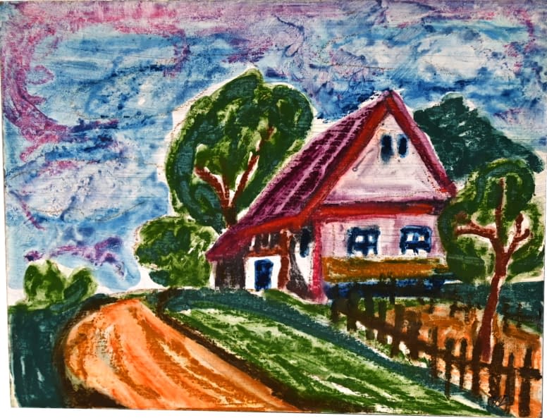 Image 1 of the artwork "Dorfausfahrt" by Milena Biblikova on art24