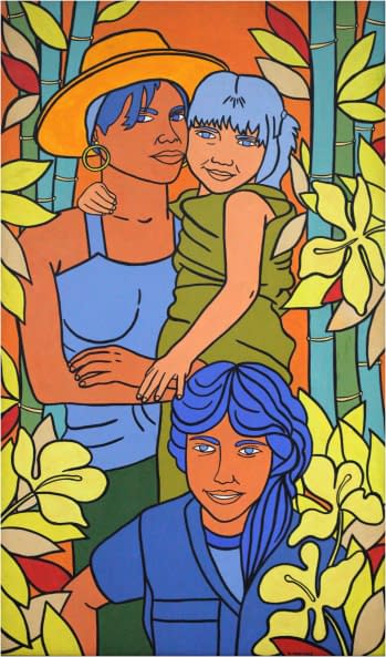 Image 1 of the artwork "Mutter mit Kindern im Garten" by González Publio Amable Raúl Martínez on art24