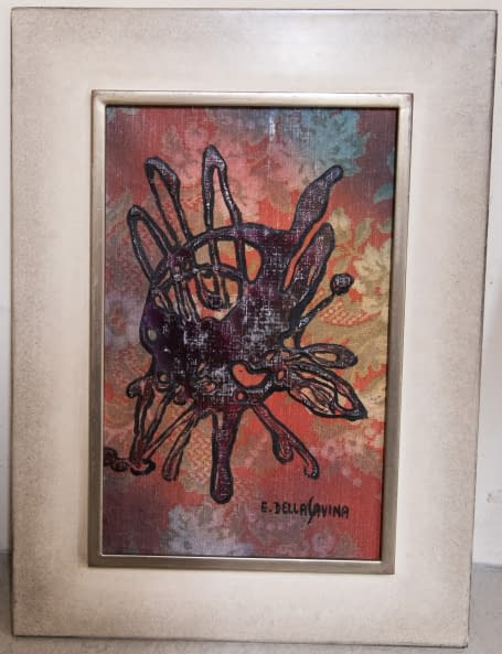 Image 1 of the artwork "Komposition auf Tapete" by Ettore Della Savina on art24