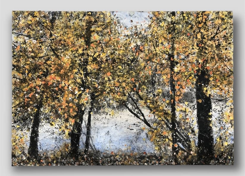 Photo 1 de l'œuvre "Aus der Hand frisst der Herbst mir sein Blatt" par Gabriel Lúcàn Lüthi sur art24