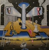 ""Der spektakuläre Diebstahl von Zeit"" von K.Winkler's "Punk Paint Kitchen" auf art24