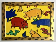 "Verliebtes Schwein/ Szerelmes Disznó (Zella- Mehlis)" von István efZámbó auf art24