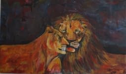 "King and Queen of the Jungle" de Ahmed Saleh sur art24
