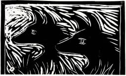 "Zwei Füchse" by Ebba Sakel on art24
