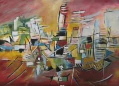 ""Out of Control"" von K.Winkler's "Punk Paint Kitchen" auf art24