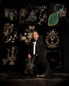 "My mother shines among her hand craft." von Samineh Amel Sayyah auf art24