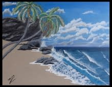 "An Asian Beach" de Madura Wickremasinghe sur art24