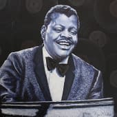 "Oscar Peterson" by Reza on art24