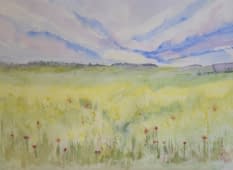 "Blumenfeld" von Angela Roos-Maguire auf art24