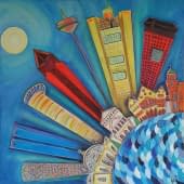 "Frankfurt skyline" von Xio auf art24