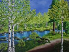 "Birkenwäldchen" by Lisa Tahar on art24