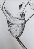 "October bird" by Anna Marrero on art24