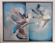 "Abstraktes Griechenland" von D.Rei auf art24