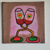 "Wein Glässer" by Doifal on art24