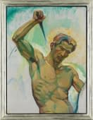 "Traum der Künstlerin / Messerstecher" von Clara Porges auf art24