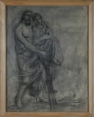 "Studie zweier Männer" de Arthur Joseph Guéniot sur art24