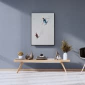 "Skiers on the hill" von Ani Petrosyan auf art24