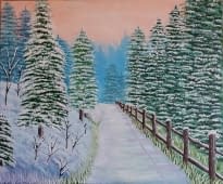"Winterwald" by Lisa Tahar on art24