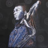 "John Coltrane" by Reza on art24