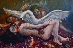 "Leda an the swan" by Schauer Walter on art24
