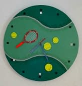 "Beeny's Tennis Uhr" von Kunst_bei_M.Unterbeck auf art24