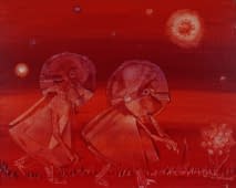"Zwei alte Muskianten gehen spaet nach Hause" by Edith Irving-Sommer on art24