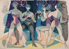 "Turnerinnen (72/100)" by Camille Hilaire on art24