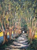 "allée de platanes" by balivet on art24