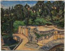 "Jardin à Nîmes (dt. Garten in Nîmes)" von Gerhard von Haniel auf art24